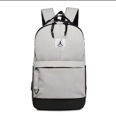 Jordan Flight Classic Streetwear Backpack Light Grey & Black